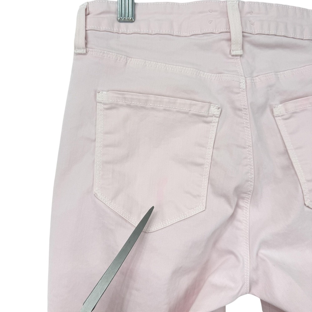 L'agence Skinny High Rise Margot Pink Jeans Pants Size 25 Stretch Preppy Casual - Picture 7 of 11